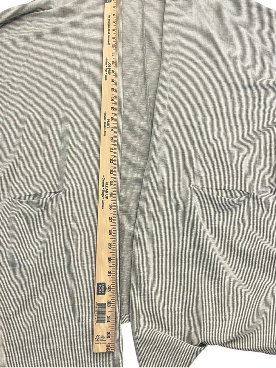 Anthro Donni OS Plus Beige Duster Cardigan Coastal Minimalist Lounge Pockets - Picture 8 of 10